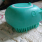 Silicone Massage Bath Body Brush Soft Bristle With Shampoo Dispenser