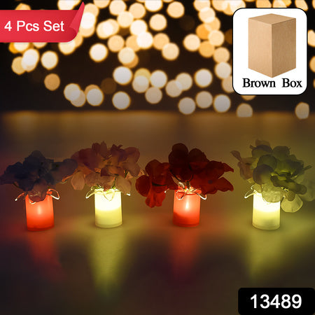 Led Mood Lights Bedroom Interior Decor Lighting (4 Pcs Set)