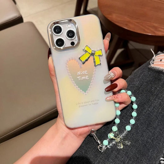 Bow Bling Heart with Free Charm - iPhone 14 plus
