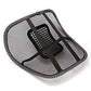 Back rest with lumbar support for comfortable seating.