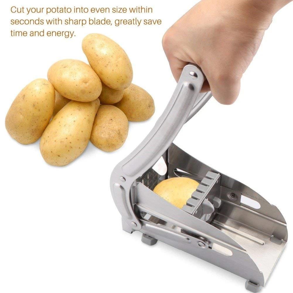 French Fries & Potato Chips Cutter Machine with Blade