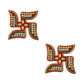 Decorative Swastik Sticker (2Pc Set)