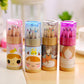 Colored pencils with Kawaii pencil sharpener