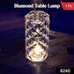 Diamond table lamp Candles for Home Decoration, Crystal Candle Lights, Diwali