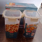 Apex Press N’ Lock Airtight Kitchen Storage Container Set (2Pc/1400ml) Approx