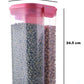 2147 Plastic 2 Sections Air Tight Transparent Food Grain Cereal Storage Container (2 Ltr)