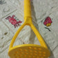 Kitchen Food Masher | Heavy Duty Masher for Fruits, Veggies & Potatoes | Soft Grip Handle (1 Pc)