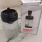 Clear Glass Spice Jar with Integrated Spoon & Airtight Lid (250ml Approx)