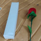Artificial Rose Flower Shaped Jewelry Ring Box (1 Pc)