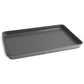 Cake baking tray in use, demonstrating its effectiveness and sturdy aluminium material