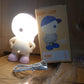 Cute Lovely Cartoon Design LED Desk Night Light With Plastic Head Cap (1 Pc)