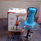 6 Blades Manual Hand-Press Vegetable Chopper (1100 ML / Mix Color)