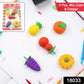 3D Mix Design Fancy & Stylish Colorful Erasers – Cute Novelty Eraser Set for Kids & School Prize (1 Set)