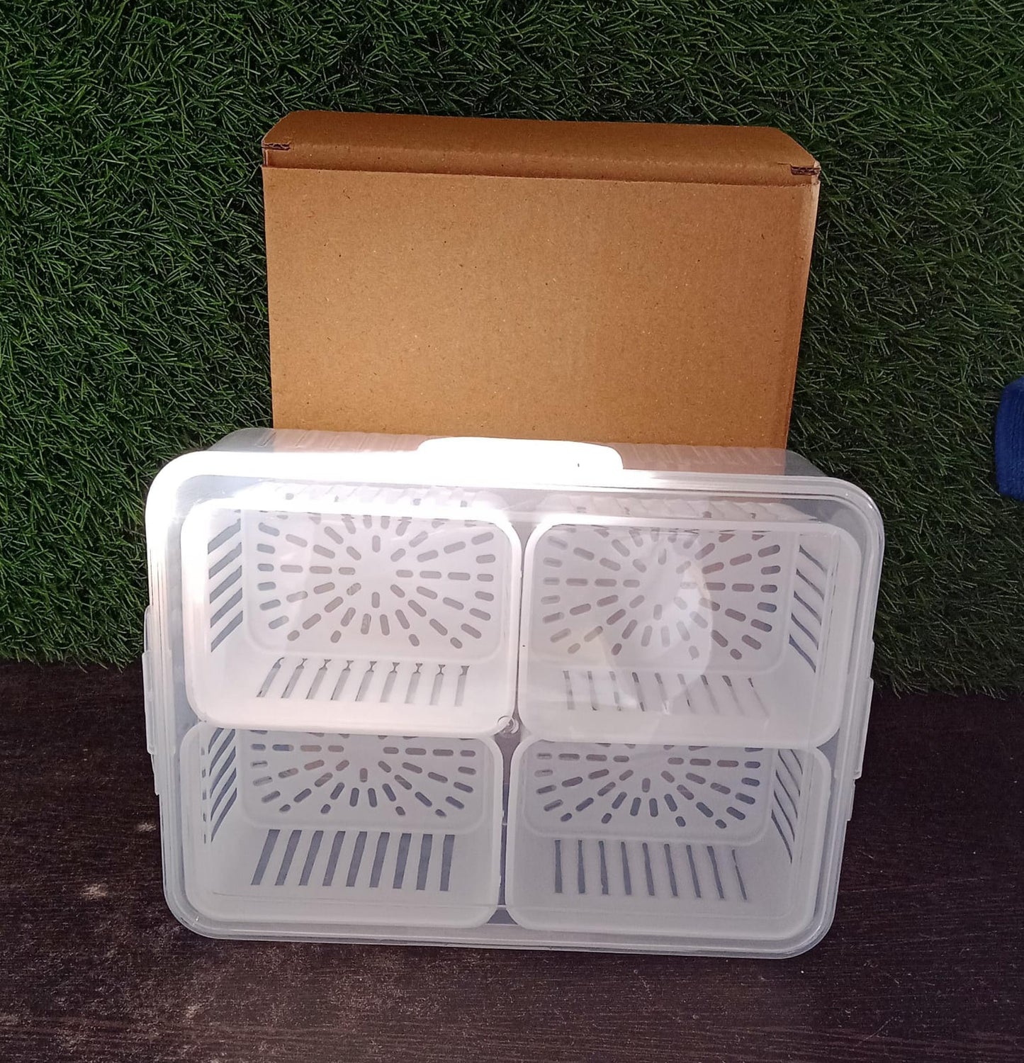 Fridge Storage Box – Freezer & Kitchen Organizer for Vegetables & Food (1 Pc)