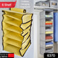 Space-saving organizer with breathable material.