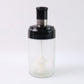 Clear Glass Oil Dispenser Bottle With Integrated Silicone Basting Brush (250ml Approx)