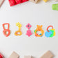 Plastic Baby Rattle Toys 5 Pcs Set