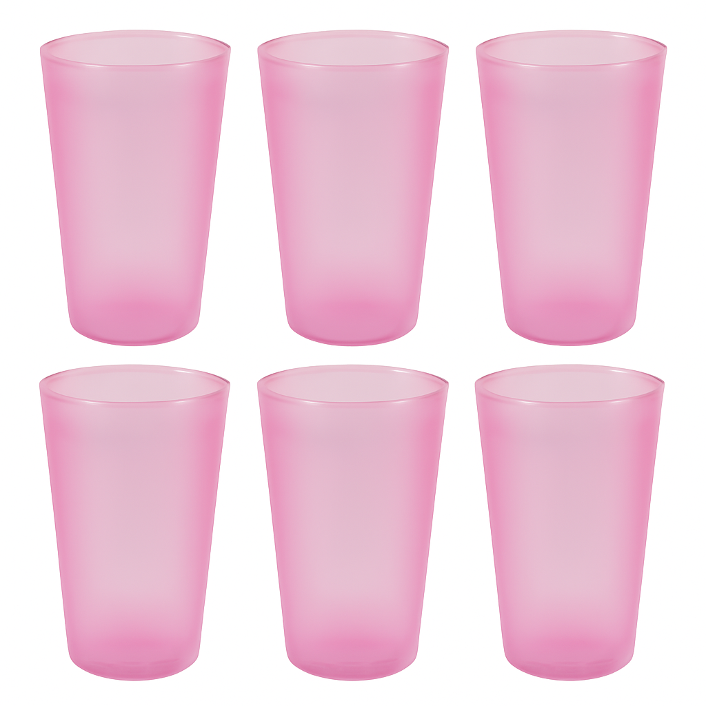 Large Glass Set – Ideal for Kitchens & Offices, Perfect for Water & Beverages (6-Piece)