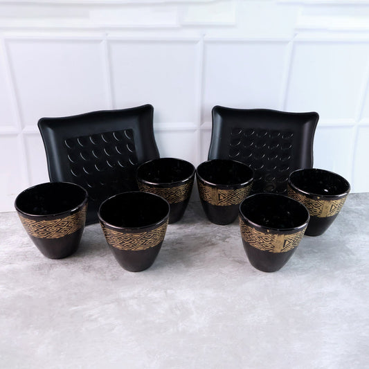 2 Bowl & 6 Glass Snake Set ( 8 Pc Set )