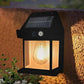 9428 Solar Wall Lights  Lamp Outdoor Wireless Dusk To Dawn Porch Lights Fixture Solar Wall Lantern With 3 Modes  Motion Sensor Waterproof Exterior Lighting With Clear Panel (1 Pc )