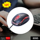 the USB optical mouse, showcasing its shape and features