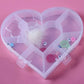 Cute Heart Box with Bow Design