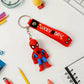 Cute Cartoon Silicone 3D Key Chain with Metal Hook & Strap (Pack of 1)
