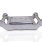 2091 Multipurpose 4 Section Royal Design Silver Storagegift Box