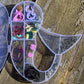 Mermaid Shape Plastic Storage Organizer Box (1 Pc)