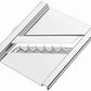2142 6 In 1 Stainless Steel Kitchen Chips Chopper Cutter Slicer And Grater With Handle