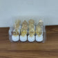 Decorative Golden Leaf Shaped Flameless Led Candles (12 Pc)