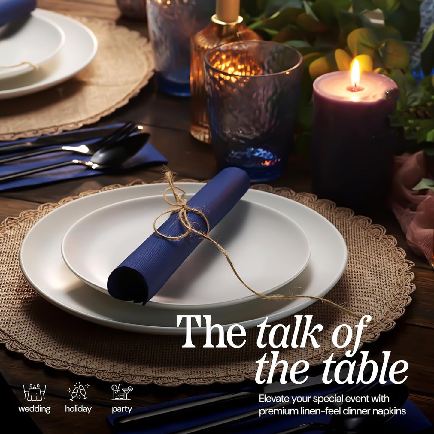 Multi-Color & Printed Disposable Food Wrapping Paper Set (20 Pc)