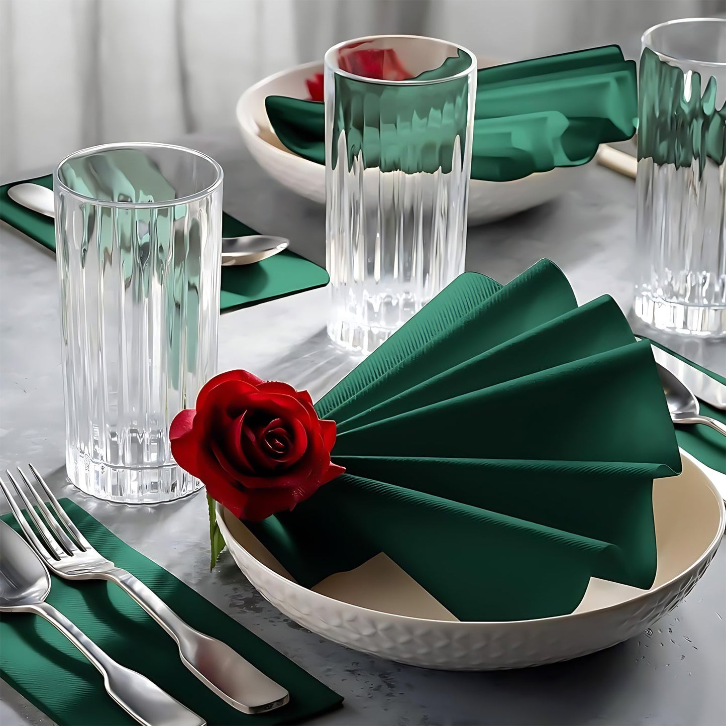 Multi-Color & Printed Disposable Food Wrapping Paper Set (10 Pc)