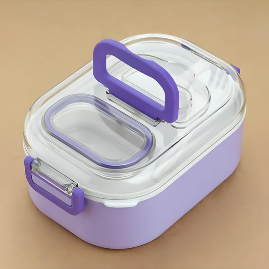 Multi-functional 1 Set Leakproof Lunch Box With Cutlery  Tumbler