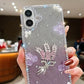 Diamond Leaves TPU (Soft) Handmade Bling Phone Case - iPhone 16 Pro Max