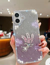Diamond Leaves TPU (Soft) Handmade Bling Phone Case - iPhone 16