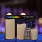 Premium 3 Piece Led Flameless Candle Set With Remote Control