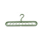 0238a Hole Plastic Hanger Hanging Hook Indoor Wardrobe Clothes Organization Storage Balcony Windowsill Suit Racks