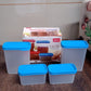 Apex Glory Plastic Storage Container Box Set (4 Pc)