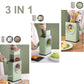 2132 Vegetable Shredder Round Mandolin Slicer Grater Shredder Salad Maker - Large Feed Port - Suction Base - Cutter For Vegetable Fruit Cookie.