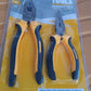 Long Nose Plier and Flat Mouth Plier Combo Tools (2 Pc Set)