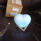 3D Heart Shape Moon Night Lamp with Plastic Stand (13 x12 Cm / 1 Pc)