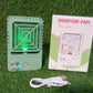 Mini Rechargeable Desktop Fan for Home & Office (USB, Handheld)