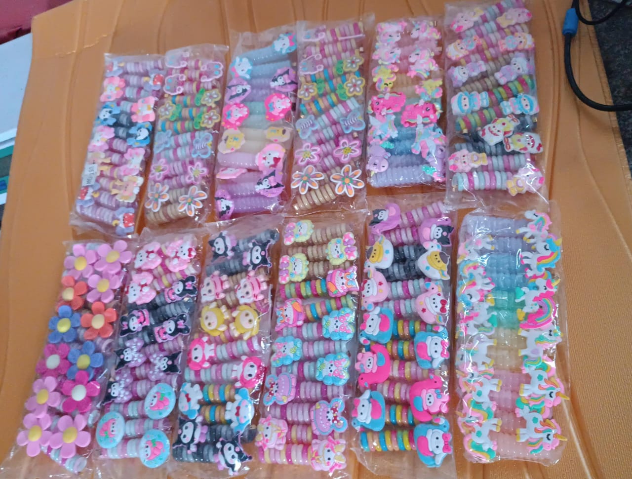 Colourful Telephone Wire Hairbands (1 pc / Mix Design), Hair accessories