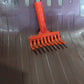 Heavy Duty Plastic Garden Hand Rake – 9-Tooth Cultivator Tool (1 Pc)