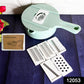Vegetable Choppers With Drain Basket  6 In 1 Vegetable Slicer Blades (1 Set)
