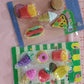3D Food Fancy & Colorful Erasers – Cute Novelty Eraser Set for Kids & School Prize (1 Set / Mix Design & Color)