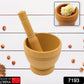 Mortar and Pestle Spice Grinder - Traditional Khalbatta for Kitchen Herb & Spice Preparation