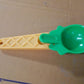 2-Piece Plastic Ice Cream & Watermelon Scooper with Trigger Dipper