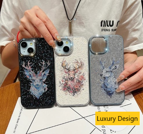 Cosmic Guardian Stardust Pattern Phone Case (white)